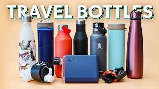 10 Excellent Travel Water Bottles  Hydro Flask Klean Kanteen Zojirushi and More [upl. by Eilah479]