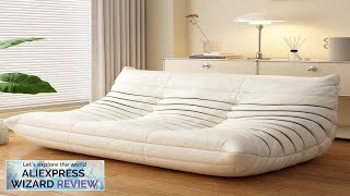 White Nordic Living Room Sofas Modern Double Comfortable Bean Bag Sofa Lazy Review [upl. by Livia]