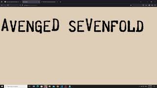 Creating Avenged Sevenfold site animation using HTMLCSSJS [upl. by Lada]