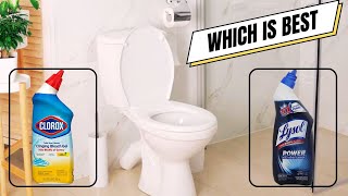 Lysol vs Clorox Toilet Bowl Cleaner  Which is better [upl. by Warenne]