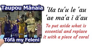 TAUPOU MANAIA  Tofa my Feleni  Goodbye my Feleni with lyrics [upl. by Jenna604]