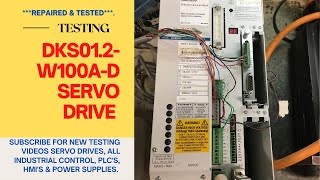 INDRAMAT DKS012W100D SERVO DRIVE REPAIRED amp TESTED [upl. by Anh]