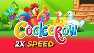 Ko Ko Ko Rooster Dance 2X Speed  Cockcrow Nursery Rhymes and Kids Songs dancingrooster trending [upl. by Siskind]