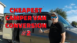 CHEAP CAMPER VAN CONVERSION 2 rihanna campervan cheapdiy adventuringwithamanda googansquad [upl. by Petr]