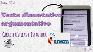 Texto dissertativoargumentativo Características e Estrutura [upl. by Rratsal]