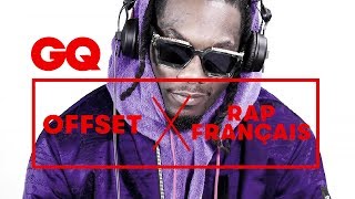 Offset juge le rap français  Booba Lomepal Hamza NTM GQ [upl. by Salohci]