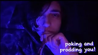 asmr  poking and prodding you read desc [upl. by Ecnaralc]