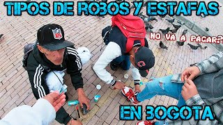 TIPOS DE ROBOS Y ESTAFAS EN BOGOTA  QUE NO HACER [upl. by Edveh297]