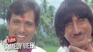 Raja Babu Comedy Scene  Shakti Kapoors Plan to find Karishma Kapoor  Comedy Week [upl. by Anyr334]