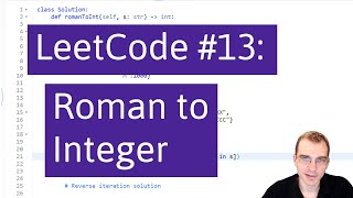 Integer to Roman  Leetcode 12 [upl. by Onaimad]