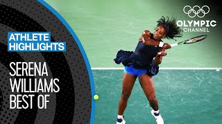 Best Serena Williams Points at the Olympics  Athlete Highlights [upl. by Findley]