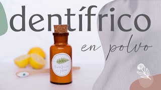 DENTÍFRICO NATURAL en polvo receta fácil y rápida 🌿 Nuria Iribarren [upl. by Shanna397]