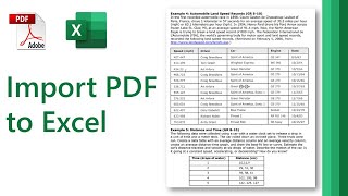 How to Import PDF to Excel  shorts [upl. by Noied]