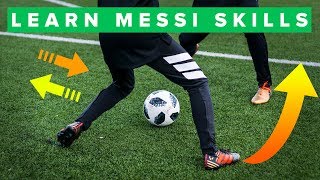 TOP 5 MESSI FOOTBALL SKILLS [upl. by Leandre]