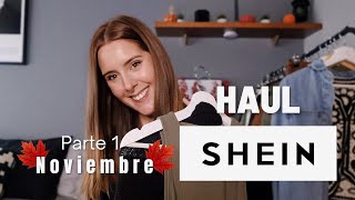 🛍️ HAUL SHEIN NOVIEMBRE  PARTE 1  TryOn Haul  iraiicastillo [upl. by Lucania]