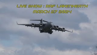 Live Action from RAF Lakenheath  Home to the USAF 48fw  F15s and F35s [upl. by Nirtiac]