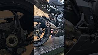 SC Project S1 Exhaust vs Stock Exhaust • MV Agusta F3 RR 800 shortsvideo [upl. by Hairas]