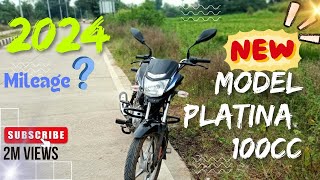 New 2024 model platina 100cc bike Review Akash keer [upl. by Cline]