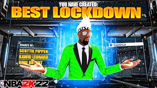 BEST LOCKDOWN BUILDS IN NBA 2K22 GAMEBREAKING TOP 3 DEMIGOD LOCKDOWN BUILDS  BADGES NBA2K22 [upl. by Coryden956]