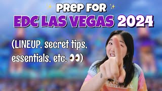 prep for EDC LAS VEGAS 2024 lineup parking shuttle secret tips 👀 [upl. by Childers]