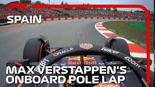 Max Verstappens Pole Lap  2023 Spanish Grand Prix  Pirelli [upl. by Chaille]