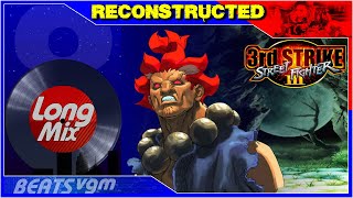 Street Fighter III 3rd Strike  Killing Moon Akumas Stage Reconstructed Long Mix by 8BeatsVGM [upl. by Giffy]