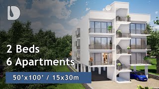 We Designed 6 Apartments on a 50x100 Plot and Heres What Happened [upl. by Yelsnik]