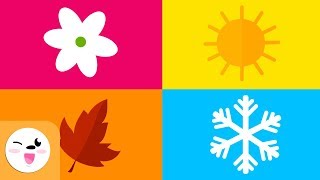 The four seasons of the year for kids  Which are the seasons  Spring Summer Autumn and Winter [upl. by Ardnassela]