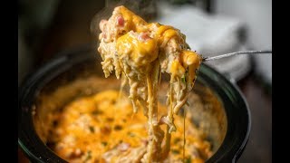 CROCKPOT CHICKEN SPAGHETTI RECIPE [upl. by Siver]