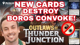 Top 15 New Cards that DESTROY BOROS CONVOKE Outlaws of Thunder Junction [upl. by Irrabaj]