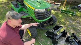 MFP Grapple For John Deere X700 Series 1025R as well  UnboxingReviewLight Use [upl. by Bondy]