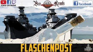 Flaschenpost  Supertest WoWs CodeWorldofWarships SeaKrauts [upl. by Fredrick435]