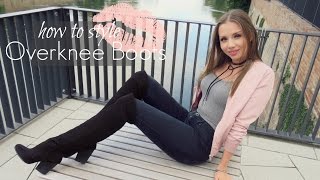 How to style Overknee Boots  Herbst LOOKBOOK [upl. by Johna]