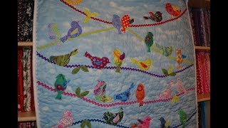 EPISODE 78  Baby Quilt Bird on Wire Quilt [upl. by Aoht]