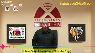 La entrevista de la semana con Fran Seijo Presidente CE Mataró [upl. by Dlorah942]