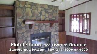 114 Hickory  Owner Finance Mobile Home for sale [upl. by Aihsekat448]