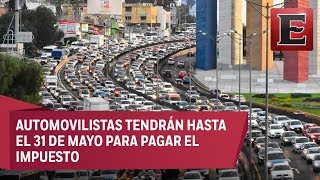 Amplían plazo para pagar tenencia o refrendo en el Estado de México [upl. by Cartie805]