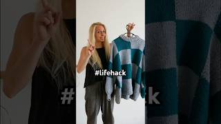 🧶KleiderbügelHack für selbstgestricktes stricken [upl. by Hamaso]