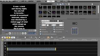 Adding Animated Text Scrolling or Crawling  VideoStudio Pro X2 [upl. by Imiaj196]