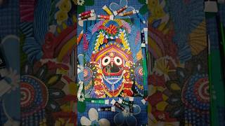 Jagannath Ji acrylic colour painting on Canvas jayjagannath artist artwork shortvideoRNArt [upl. by Htiekel392]