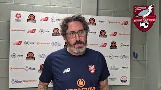 POST MATCH INTERVIEW Jono Greening vs Gloucester City [upl. by Bohon114]