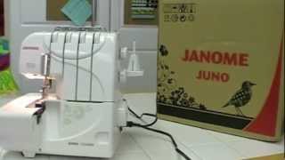 Janome S1234DX Serger Overview [upl. by Hsara]