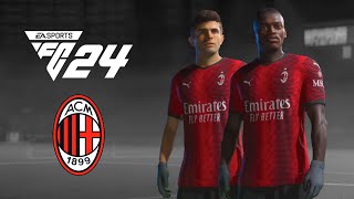 EAFC 24 PS5  AC MILAN  PLAYER FACES AND RATINGS  4K60FPS [upl. by Rains]