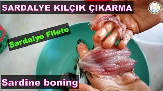 SARDALYE KILÇIK NASIL TEMİZLENİR Sardine Boning 186Bölüm [upl. by Sand]