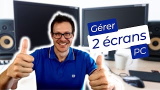 Gérer 2 écrans de PC [upl. by Girhiny]