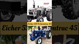 Eicher 551 Vs farmtrac 45 shorts [upl. by Maura]