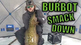 How to Ice Fish for Post Spawn Burbot  BURBOT FISHING [upl. by Coulter]