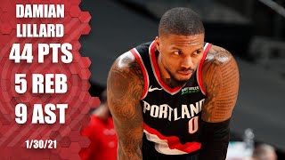 Damian Lillard drops 44 points and buzzer beater 3 vs Bulls HIGHLIGHTS  NBA on ESPN [upl. by Attenyt355]