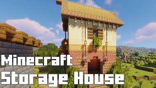 Minecraft Storage House Build minecraft [upl. by Lerrad]