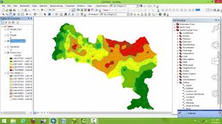 interpolation Analysis Using ArcGIS [upl. by Kutzenco721]